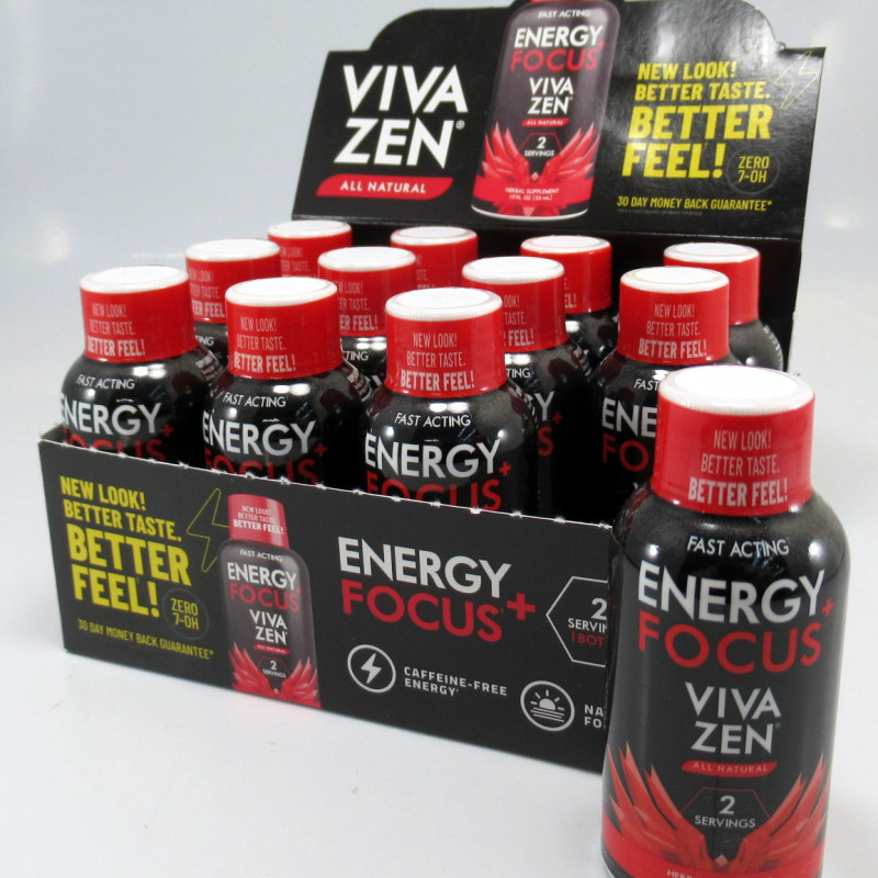 Vivazen - Natural Feel Good Pain Relief for Muscle & Body - Stay Sharp and Energized (1dz) (Case) Newest Formula