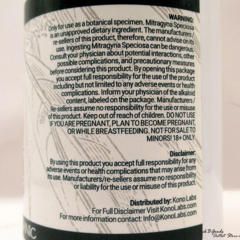 Whole Herbs Green Vein Borneo All Natural Organic Capsules (120ea)