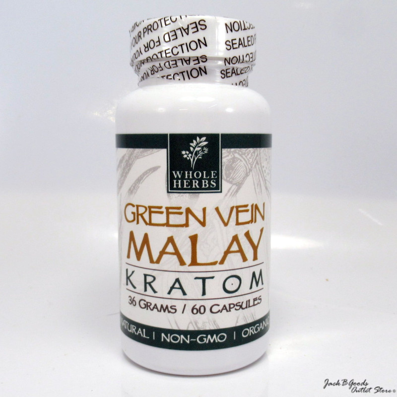 Whole Herbs Green Vein Malay All Natural Organic Capsules (60ea)