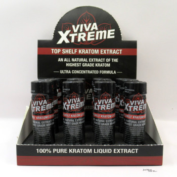 Viva Xtreme Top Shelf Kratom Extract Shots Ultra Concentrated Formula (12)