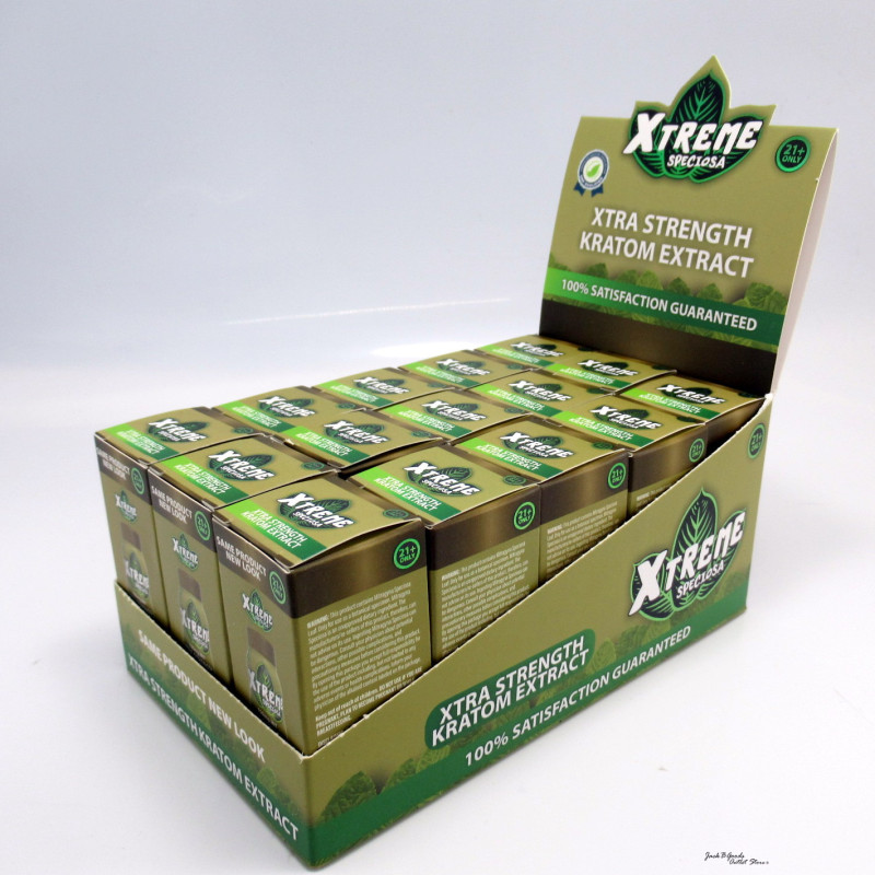 Xtreme Speciosa Liquid Kratom Extra Strength Extract Shots 12ml (15ea) Case