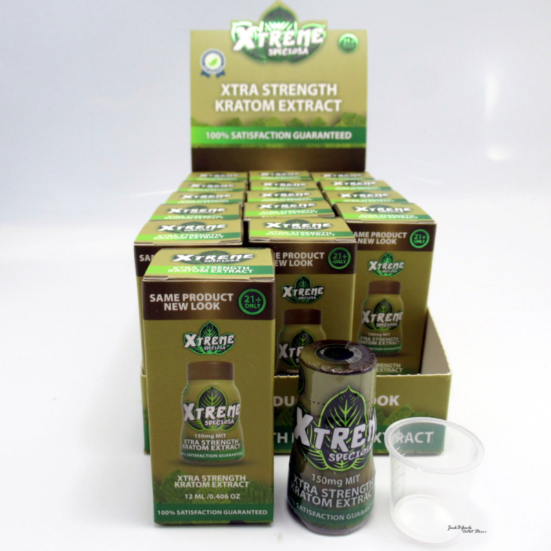 Xtreme Speciosa Liquid Kratom Extra Strength Extract Shots 12ml (15ea) Case
