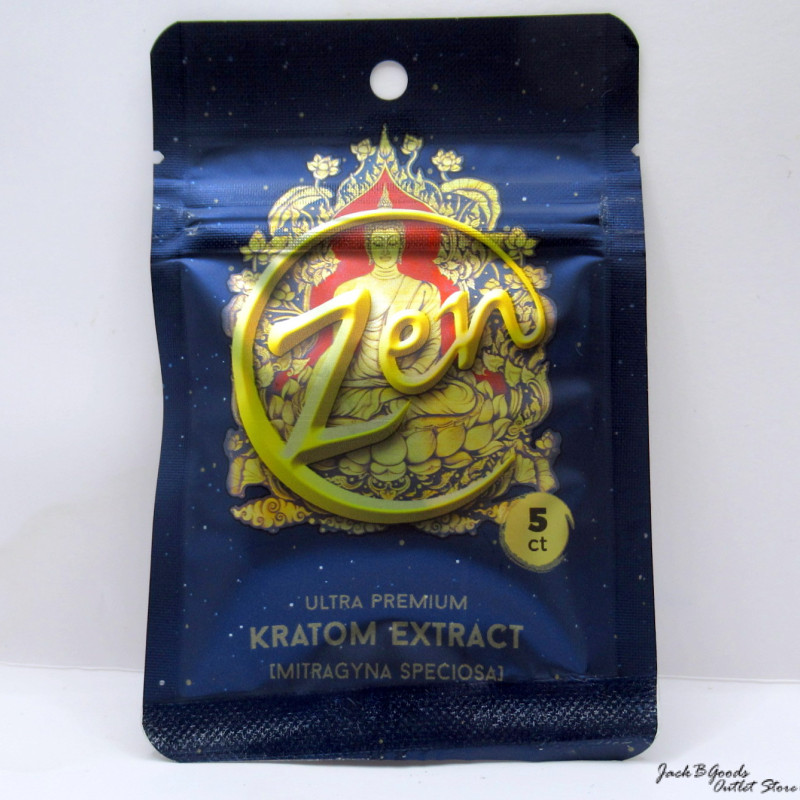 Zen Kratom Ultra Premium Extract 735mg Capsules 5pk