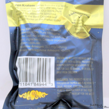 Zen Kratom Ultra Premium Red Vein Thai Leaf Kratom 1000mg Capsules 80pk