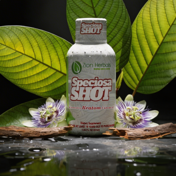 Zion Herbals Kratom Speciosa Shot (1dz)