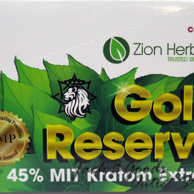 Zion Herbals Gold Reserve Kratom Extract Capsules (10ea)