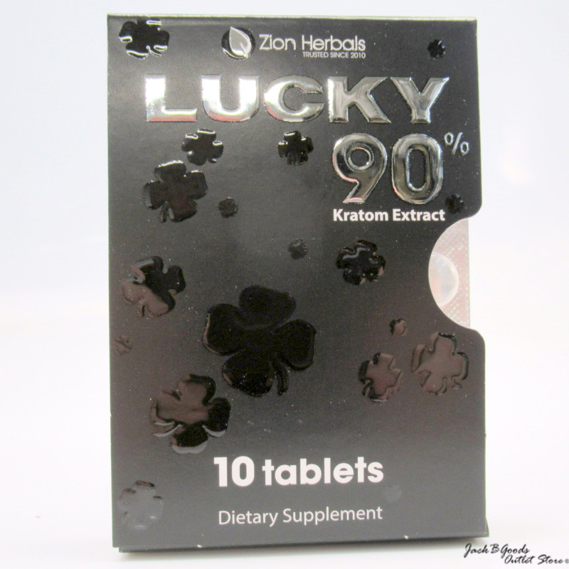 Zion Herbals Lucky 90 Kratom Extract Tablets 10pk