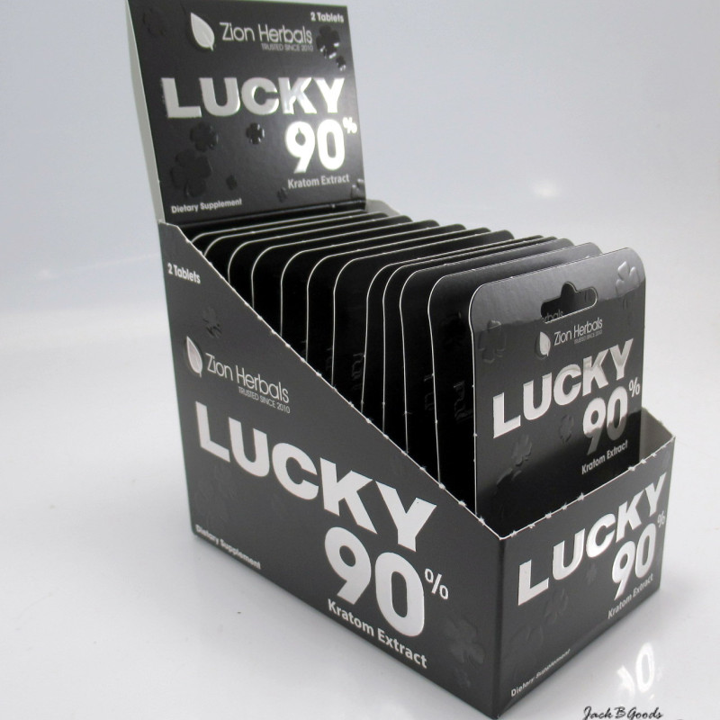 Zion Herbals Lucky 90 Kratom Extract Tablets 2pk