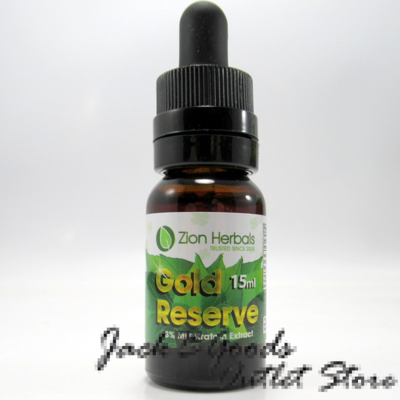 Zion Herbals Gold Reserve Kratom Extract Shot 15ml (20ea)