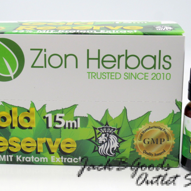 Zion Herbals Gold Reserve Kratom Extract Shot 15ml (20ea)