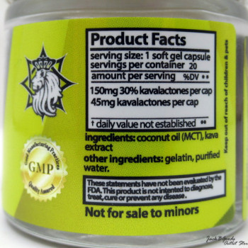 Zion Herbals Kava Extract Soft Gels 20ct