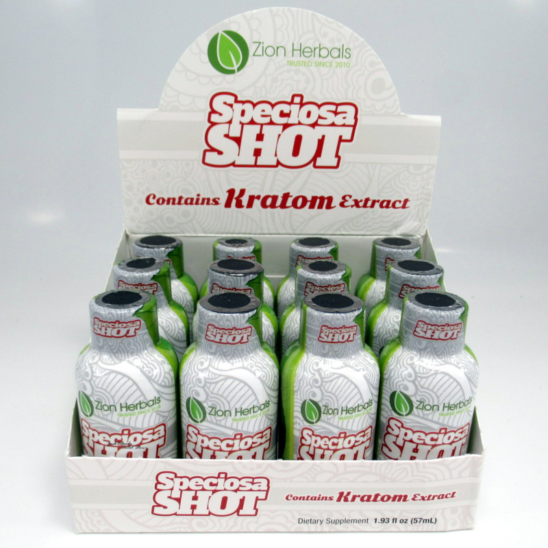 Zion Herbals Kratom Speciosa Shot (1dz)