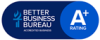Better Business Bureau A+ Rating