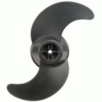 MotorGuide Safari Black 2 Blade Weedless Propeller 3.5