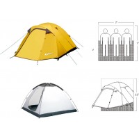 Gigatent Mt Washington Spacious Tent for 2-3 people