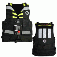 Mustang Universal Swift Water Rescue Vest - Fluorescent Yellow-Green/Black