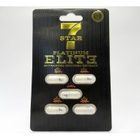 7 Star Platinum Elite Kratom Extract Capsules (5 Pack) (Scan and Verify)