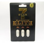 7 Star - Platinum Elite Kratom Extract Capsules - (3 Pack) (Scan and Verify)