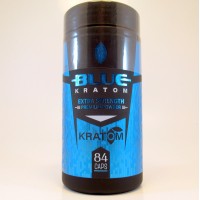 Blue Kratom Extra Strength Premium Capsules - Feel Good Fast (84ea/730mg)