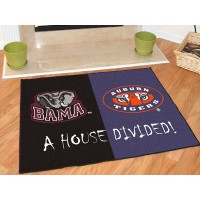 Alabama - Auburn All-Star House Divided Rug