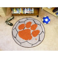 Clemson University Soccer Ball Rug