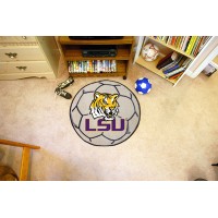 Louisiana State University Soccer Ball Rug