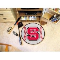 North Carolina State Baseball Rug