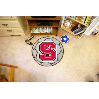 North Carolina State Soccer Ball Rug