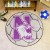 Northwestern University Soccer Ball Rug