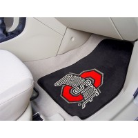 Ohio State University 2 Piece Front Car Mats