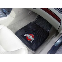 Ohio State University Heavy Duty 2-Piece Vinyl Car Mats