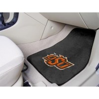 Oklahoma State University 2 Piece Front Car Mats