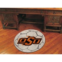 Oklahoma State University Soccer Ball Rug