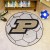 Purdue University Soccer Ball Rug