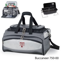 Texas A&M Embroidered Buccaneer Cooler Grey/Black