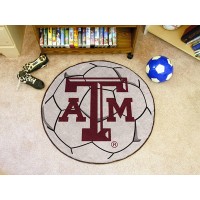 Texas A&M University Soccer Ball Rug