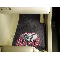 University of Alabama 2 Piece Front Car Mats