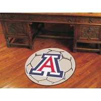 University of Arizona Soccer Ball Rug