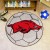 University of Arkansas Soccer Ball Rug