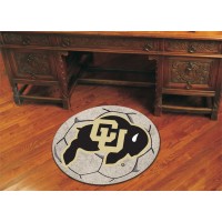 University of Colorado Soccer Ball Rug