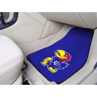 University of Kansas 2 Piece Front Car Mats