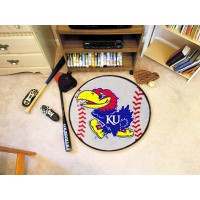 University of Kansas Baseball Rug