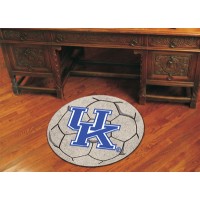 University of Kentucky Soccer Ball Rug