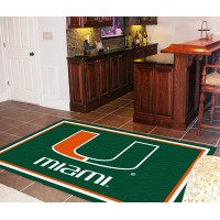 University of Miami  5 x 8 Rug