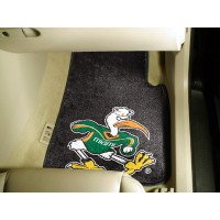 University of Miami 2 Piece Front Car Mats