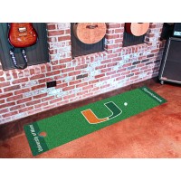 University of Miami Golf Putting Green Mat