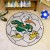University of Miami Soccer Ball Rug