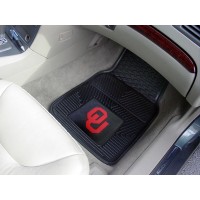 University of Oklahoma Heavy Duty 2-Piece Vinyl Car Mats