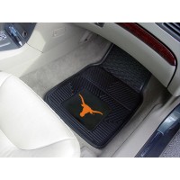 University of Texas Heavy Duty 2-Piece Vinyl Car Mats