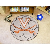 University of Virginia Soccer Ball Rug